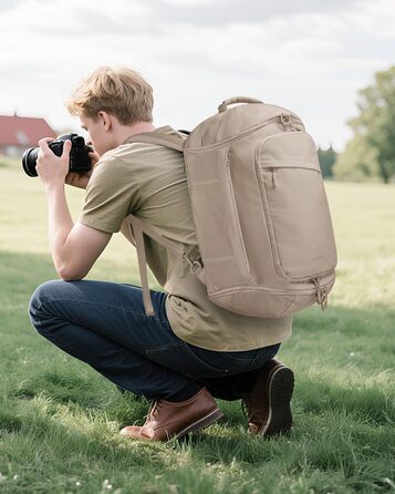 Спортивна сумка LOVEVOOK для жінок та чоловіків, велика тренувальна сумка з відділенням для взуття, водонепроникна, 45L (51x28x32 см)