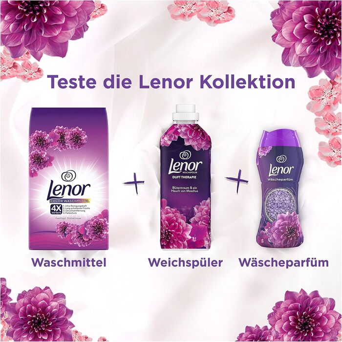 Пральний порошок Lenor Amethyst Blütentraum для пральних машин, 6.5 кг, 100 прань