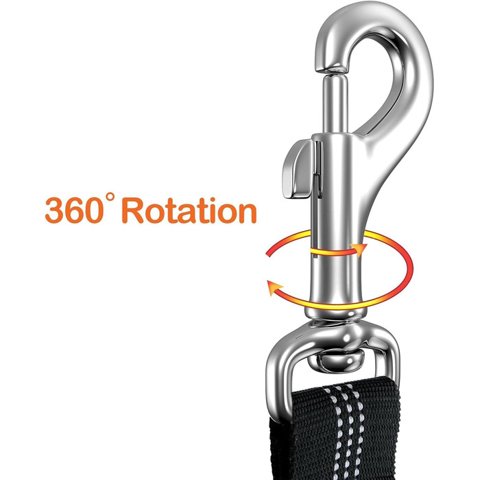 Автомобільний нашийник для собак, регульований, нейлон, безпечний, чорний, для подорожей та прогулянок