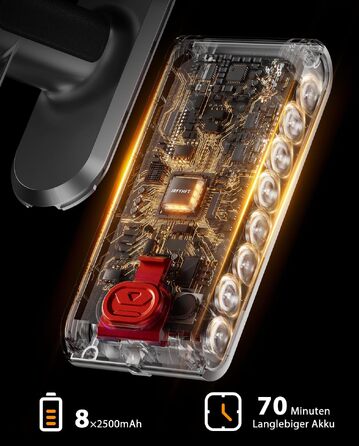 Акумуляторний бездротовий пилосос 650W 50kPa з OLED-дисплеєм, контейнером 1.8л для килимів та твердих підлог, світло-золотий