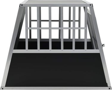 Транспортна переноска для собак vidaXL з подвійними дверцятами, 94x88x69 см