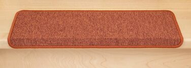 Ступінчасті килимки Metzker Monza прямокутної форми, набір 15 шт. - захист для сходів, килимок для сходів (Terra)