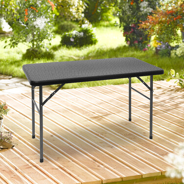 Relaxdays Folding Garden Table BASTIAN