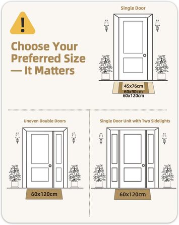 Килимок для дому та вулиці Color G, 45x75 см, чорно-сірий, вологостійкий, для входу, саду