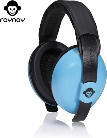 Навушники для захисту вух для малюків від 3 місяців | Шумоізоляційні навушники для дітей | Синій колір з чохлом для зберігання