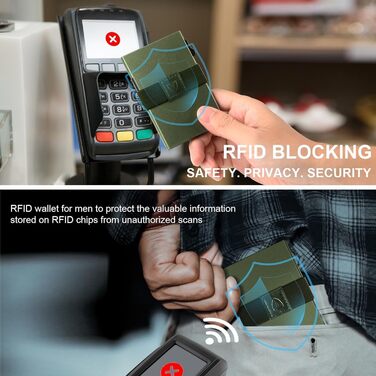 Чоловічий гаманець TOYFID з відділом для AirTag, 12 слотів для карток, відділенням для грошей, RFID захистом, кнопкою виштовхування, алюміній, зелений