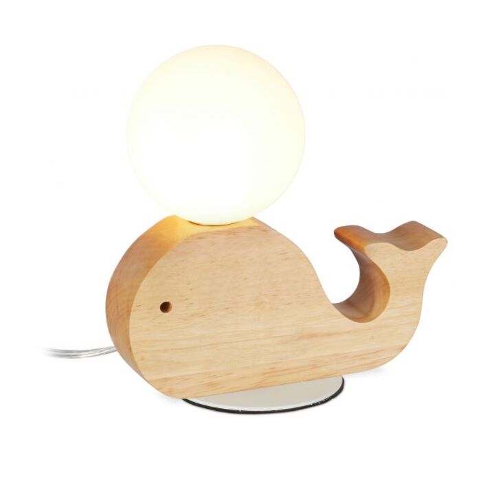 Relaxdays Children's Bedside Lamp, Wooden