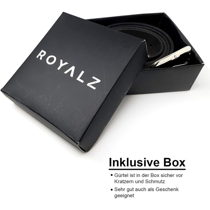 Жіночий шкіряний ремінь ROYALZ Vintage з буйволової шкіри 38 мм, чорний з квітковою пряжкою, регульований (115 см)