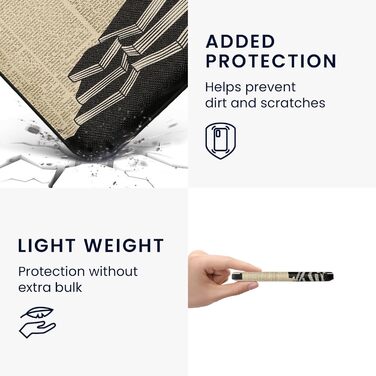 Чохол-книжка kwmobile для Kobo Clara BW/Clara Colour/Tolino Shine (5) / Shine Color - Чохол для електронного читача з дизайном 