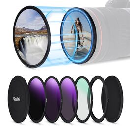 Фільтр ND Rollei F:X Pro Magnetic 77mm (CPL, ND8, ND64, ND1000) - набір магнітних сірих фільтрів для довгої експозиції