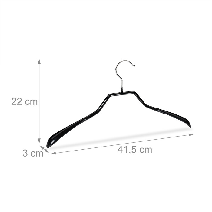 Relaxdays Suit Hanger, Non-Slip