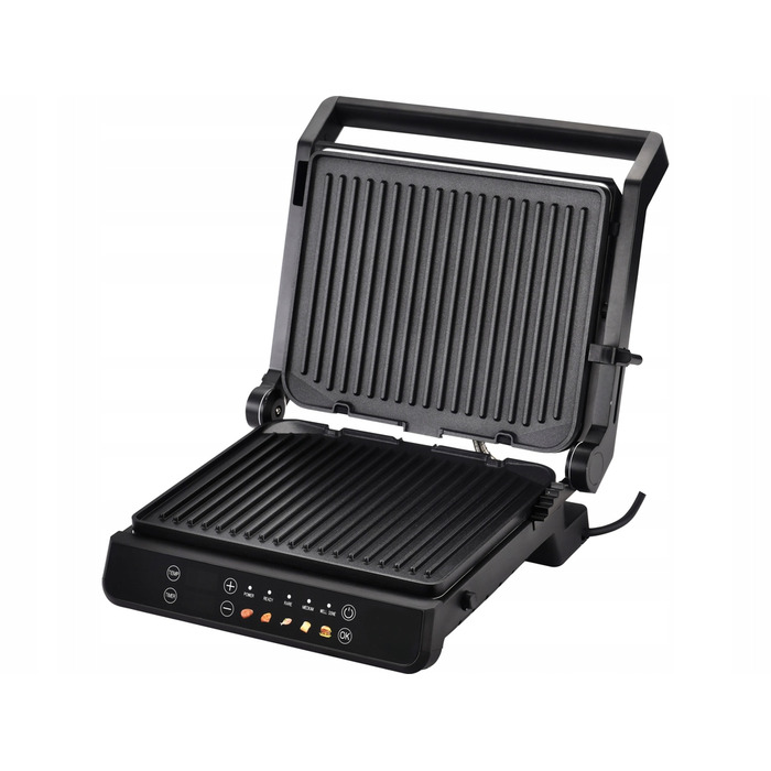 Складаний електричний гриль Lund 67440, чорний, 2000 Вт
