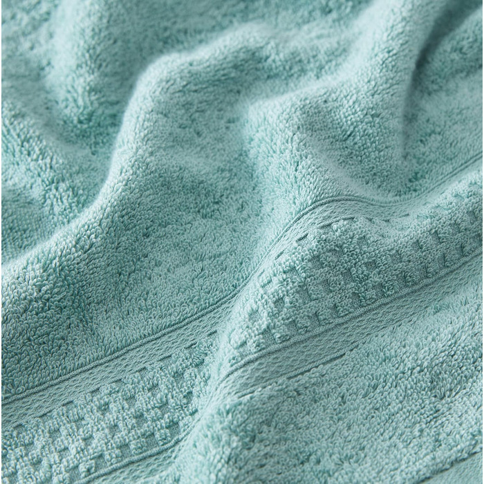 Nautica - 6 Piece Bath Towel Set, absorbent & colorfast cotton, towel set, fashionable bathroom decoration, Öko-Tex Certified (Ocean Turquoise, 6 Piece) 6 Piece Turquoise
