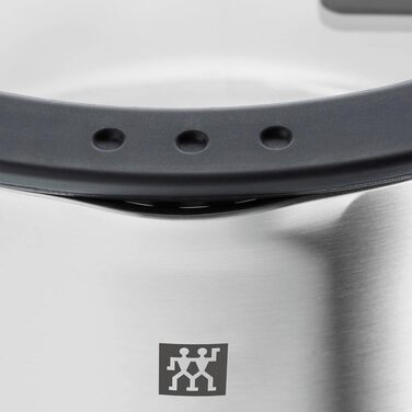 Набір каструль ZWILLING Simplify 5 предметів з кришкою-ситом, скляною кришкою, індукційне дно, нержавіюча сталь, срібно-чорний
