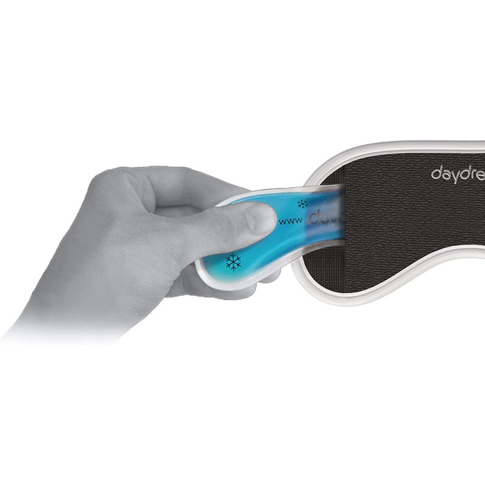 Маска для сну Daydream Liberty Classic з охолоджувальним кишеньком - чорна (B-1002K)