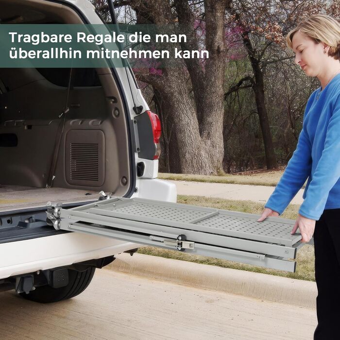 Deanic 5-Tier Folding Heavy-Duty Shelf Rack