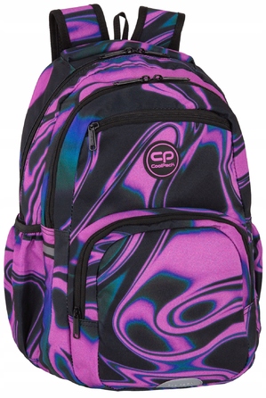 Великий багатосекційний шкільний рюкзак CoolPack, колір: аметист