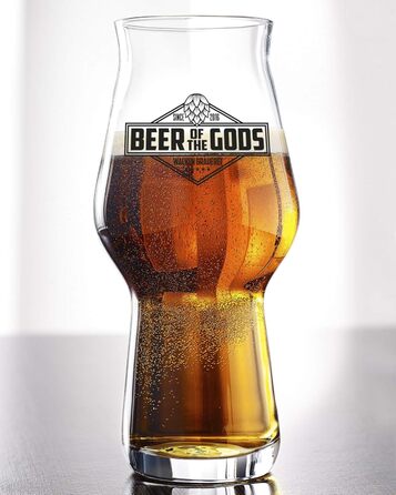 Набір з 3 склянок для крафтового пива Stout від Wacken Brauerei | 300-500 мл | Склянка для IPA, Pale Ale | Стійке до миття в посудомийній машині
