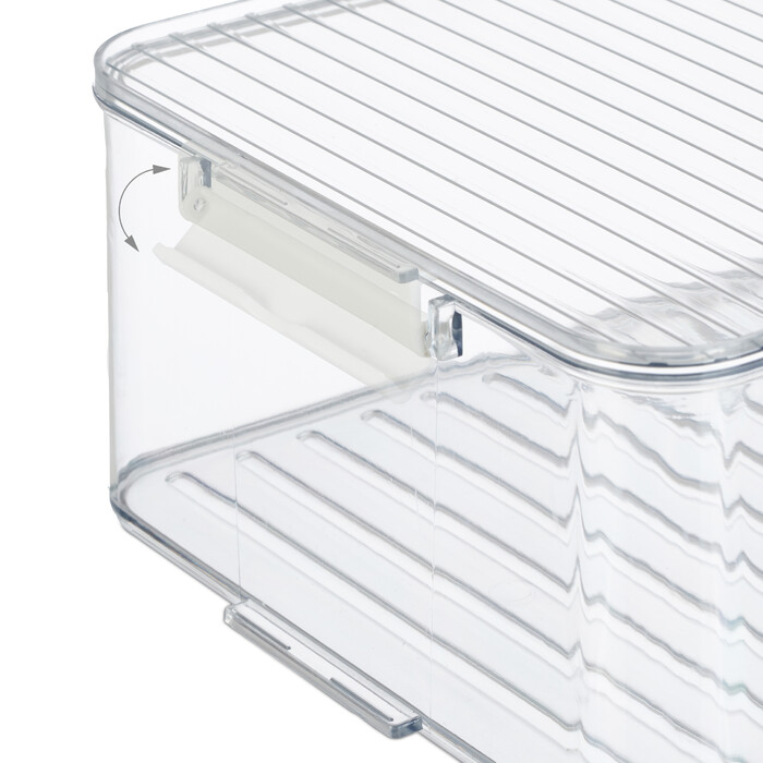 Relaxdays Refrigerator Organizer 3-Piece Set