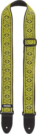 Гітарний ремінь Jim Dunlop Jacquard Fillmore, жовтий, універсальний розмір