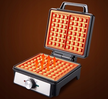 Вафельниця GOFROWNICA XXL на 2 вафлі з регулюванням температури для пухких та хрумких вафель