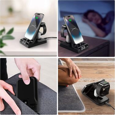 Зарядний стан для Apple SwanScout 701A: iPhone, Apple Watch, AirPods. 3 в 1