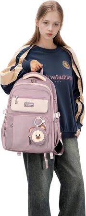 Дитячий рюкзак Makukke для школи, водонепроникний, 30л, 5 клас, зелений (фіолетовий)