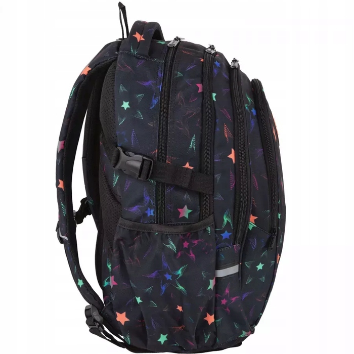 Багатовідсінковий шкільний рюкзак CoolPack, червоний, багатоколірний, 29 л
