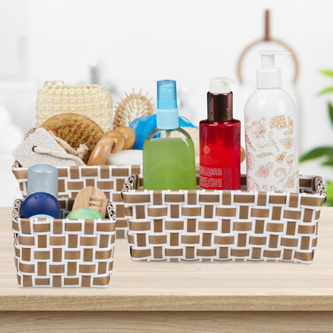 Set of 4 Woven Storage Baskets
