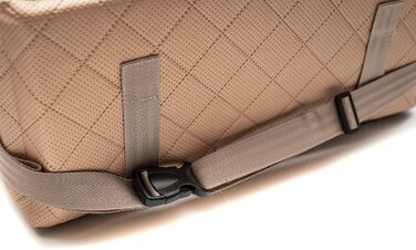 Автокрісло для собак та котів | Чорний велюр | Розміри M (47x40 см)