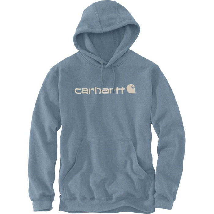 Світшот Carhartt чоловічий вільний крій з логотипом, морської колір, новий (M, блакитний)