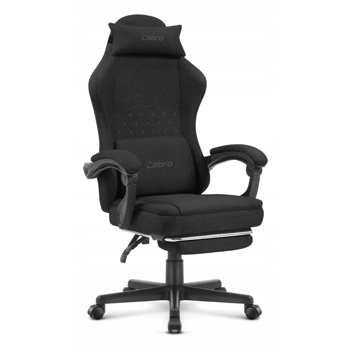 Ігрове крісло Cabro C503, чорна тканина
