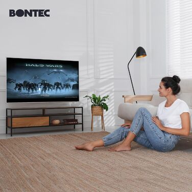 BONTEC Swivel & Tilt TV Wall Mount - Full Motion for 23-70 inch LCD LED Curved TVs & Monitors (up to 45kg, VESA 400x400mm)