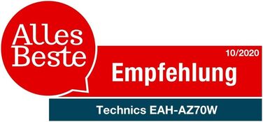 Навушники бездротові Technics EAH-AZ70WE-S Premium з шумозаглушенням, сріблясті