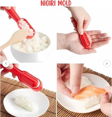 Набір для приготування суші: повний комплект з бамбуковою килимком та японським ножем