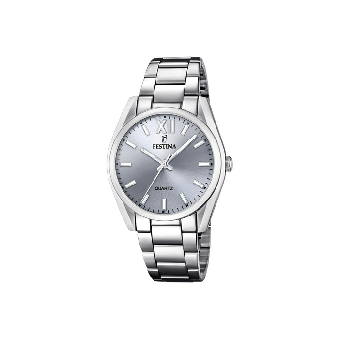 Жіночий аналоговий годинник Festina Boyfriend Collection F20622, сталь 316L, кварцовий механізм, мінеральне скло, водонепроникність 5 ATM, сірий