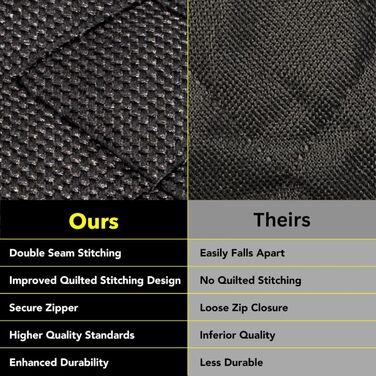 Захисний чохол на сидіння для собак Meadowlark XL, чорний. Повний захист авто, включаючи двері, підголівники та заднє сидіння. Водонепроникний, з міцною блискавкою та XL гамаком (60x64 дюйми).