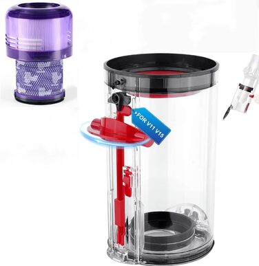 Контейнер для пилу Dyson V11 V15 SV14 SV15 SV17 SV22: фільтр, запчастини, аксесуари