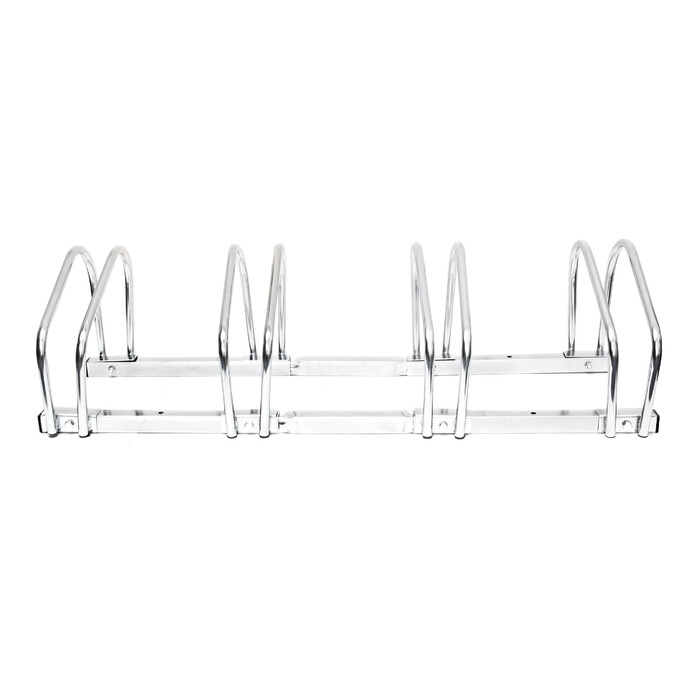 Relaxdays Bicycle Stand for 4 Bikes, Steel, 1m