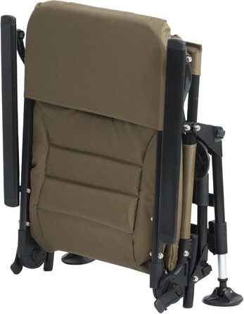 Крісло розкладне CampFeuer Angelstuhl для кемпінгу, риболовлі та відпочинку на природі (оливково-зелений)