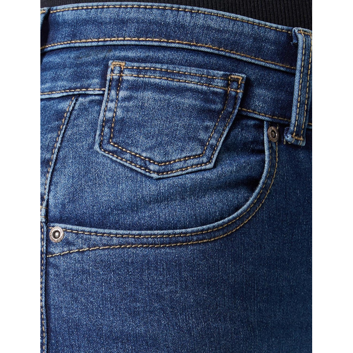 Шкіряні штани жіночі ONLANNE Skinny Fit, блакитні, розмір XXL/34L