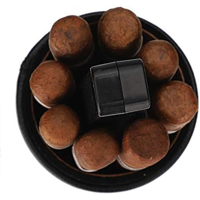 Сумка-гумодор для сигар з кедрової деревини, шкіряна, переносний, з гігрометром, зволожувач повітря, прямокутна