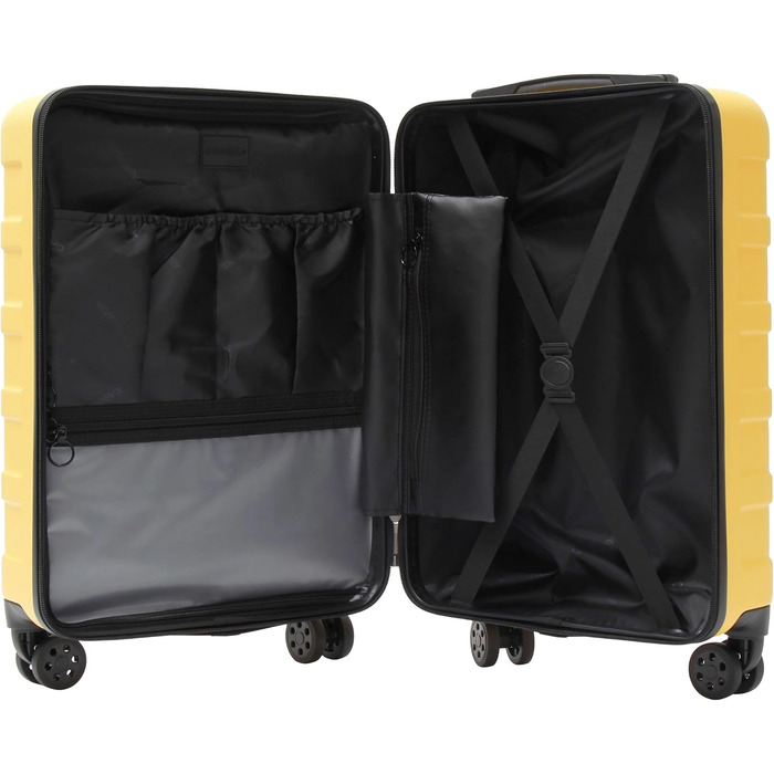 Чемодан ручної об'єму 24 л Cabin Max Anode 40x30x20 см, сірий (для Wizz Air)