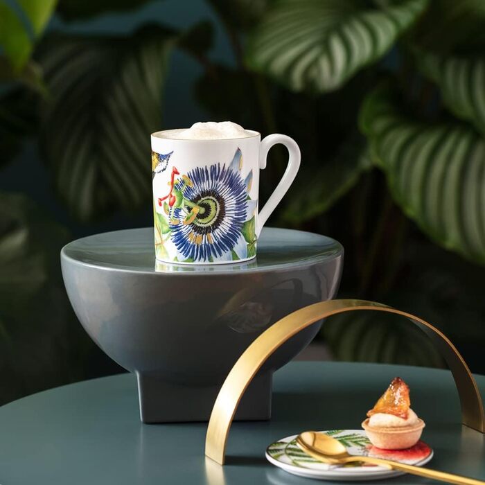 Villeroy & Boch Amazonia Coffee Mug in Gift Box, Elegant Dinnerware made of Premium Bone China, 24 x 24 cm, Colorful, 1035149651