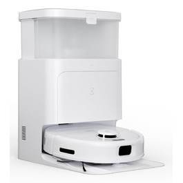 ECOVACS DEEBOT N30 PRO Omni: Робот-пилосос з функцією миття підлоги, 10000 Па, технологія ZeroTangle 2.0, TruEdge, 60°C миття, сушка гарячим повітрям, білий