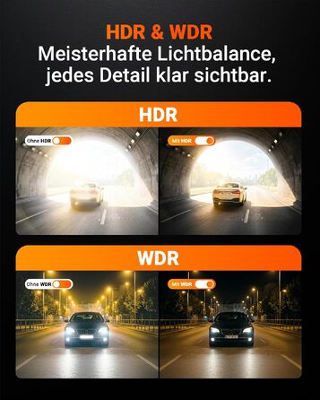 Автомобільний відеореєстратор VANTRUE N5S з сенсором STARVIS 2, 3-канальна зйомка 2.7K+1080P*2+1440P (передній, внутрішній, задній камери)