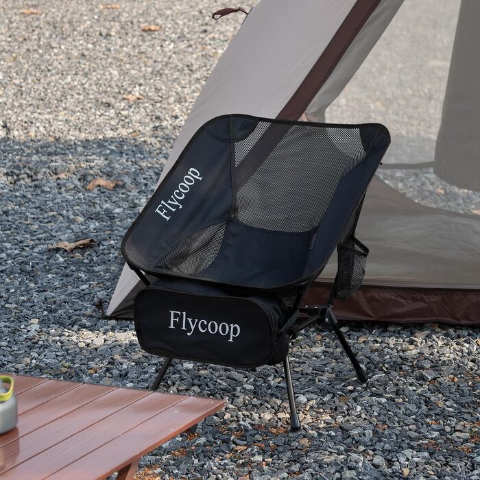 Крісло для кемпінгу Flycoop: складне, портативне, 180 кг, з сумкою для пікніків та відпочинку на природі