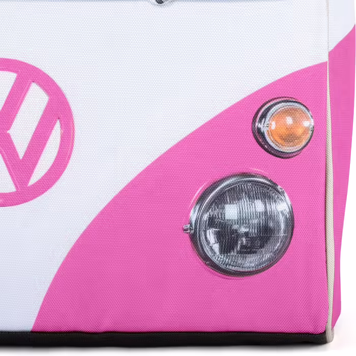 Board Masters - Volkswagen Insulated Cooler Bag/Box/Thermal Bag/Camping Cooler/Picnic Bag T1 Bulli Bus Pink VW T1 Bus