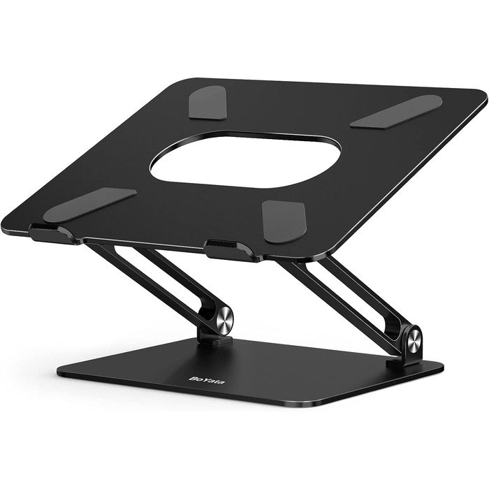 Adjustable Aluminum Laptop Stand - Ventilated Laptop Holder for 10-17 inch Laptops - Compatible with MacBook, Dell, HP, Samsung, Acer