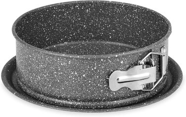 Форма для випічки Tognana Pure Roq, 22 см, знімні бортики, алюміній, чорна (7 дюймів)